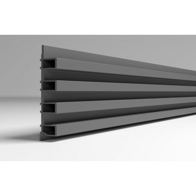 ПВХ панель реечная 3D PROF L